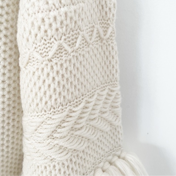 Jonathan Simkhai Wool
Tassel Knit Turtleneck In Neutral size S - Picture 12 of 16